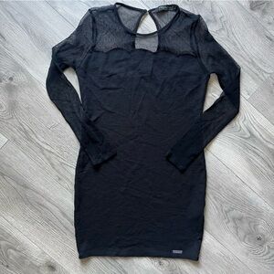 Coquelicot Bodycon Mini Dress size S Vintage prom‎ whimsygoth dark romantic